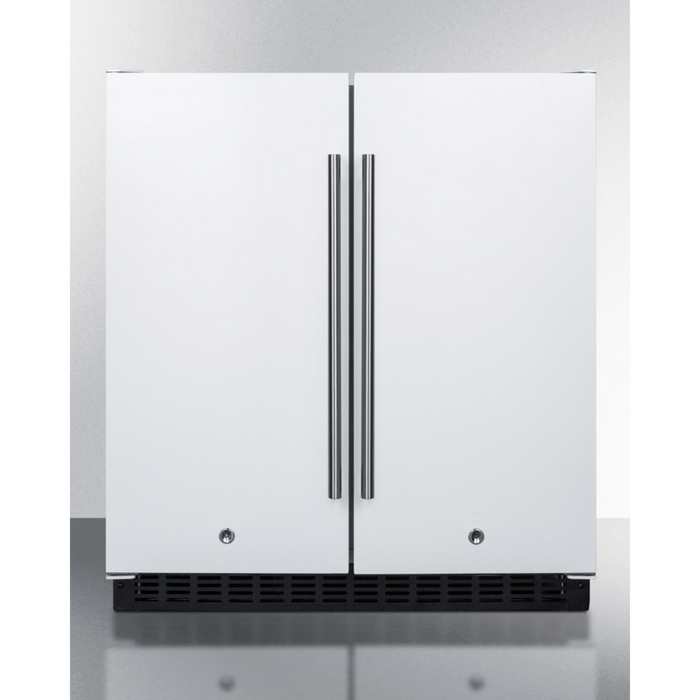 Summit 30 Inch Wide Built-In Refrigerator-Freezer