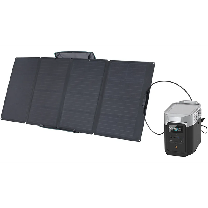 EcoFlow DELTA 2 + 160W Portable Solar Panel