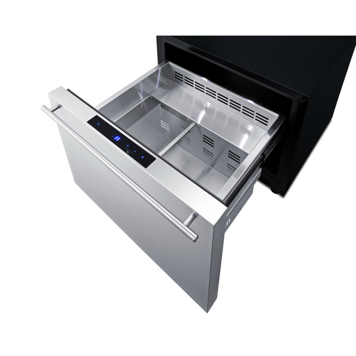 Summit 24 Inch Wide Built-In Drawer Refrigerator