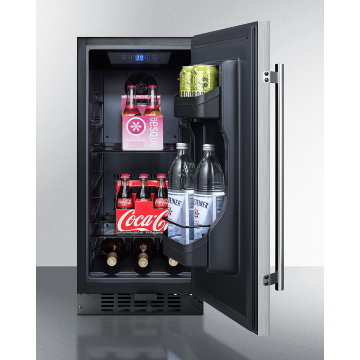 Summit 15 Inch Wide Built-In All-Refrigerator, ADA Compliant