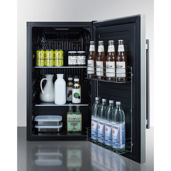 Summit Shallow Depth Built-In All-Refrigerator, ADA Compliant