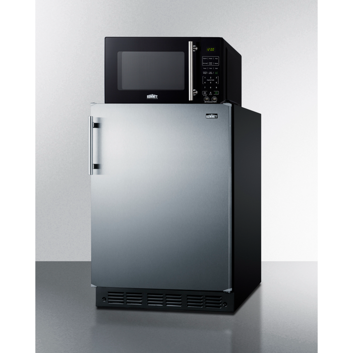 Summit  Microwave/Refrigerator-Freezer Combination with Allocator