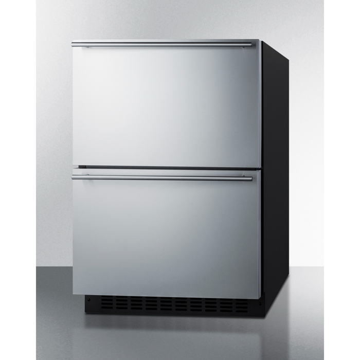 Summit 24 Inch Wide 2-Drawer All-Freezer, ADA Compliant