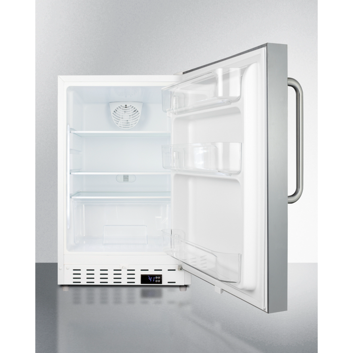 Summit 21 inch Wide Built-In All-Refrigerator, ADA Compliant