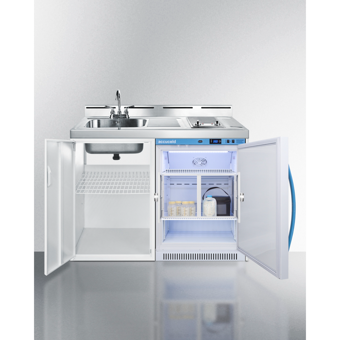 Summit 48 Inch Wide All-In-One Wellness Room Kitchenette