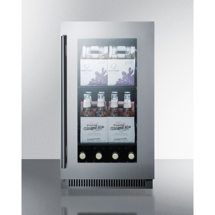 Summit 18 Inch Wide Built-In Commercial Beverage Center