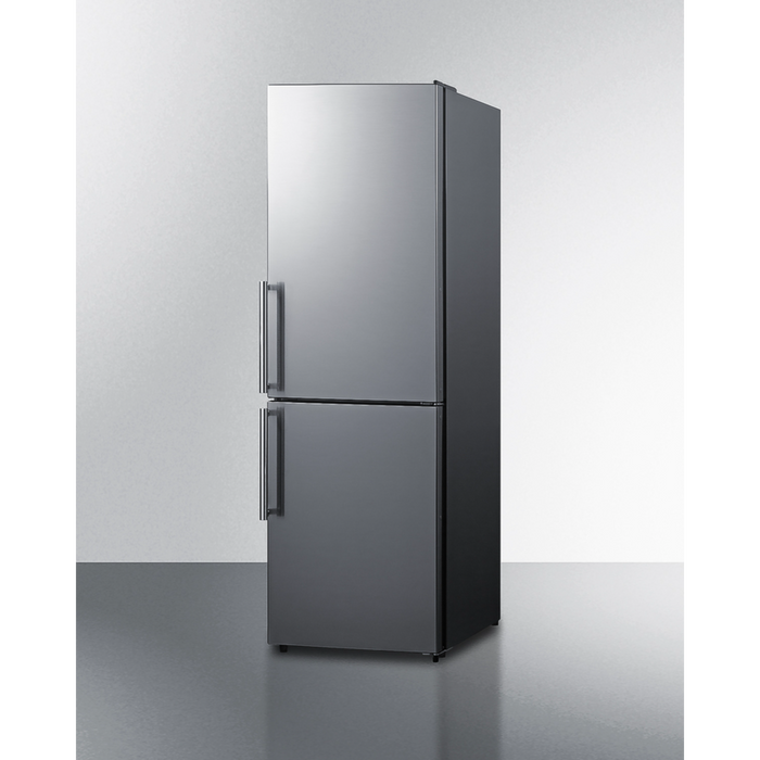 Summit 24 Inch Wide Bottom Freezer Refrigerator