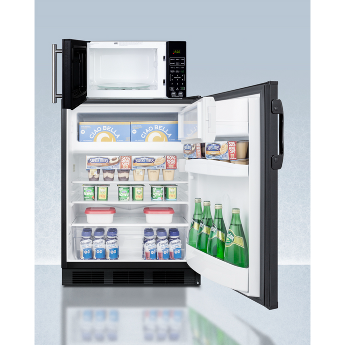 Summit Microwave/Refrigerator-Freezer Combination with Allocator