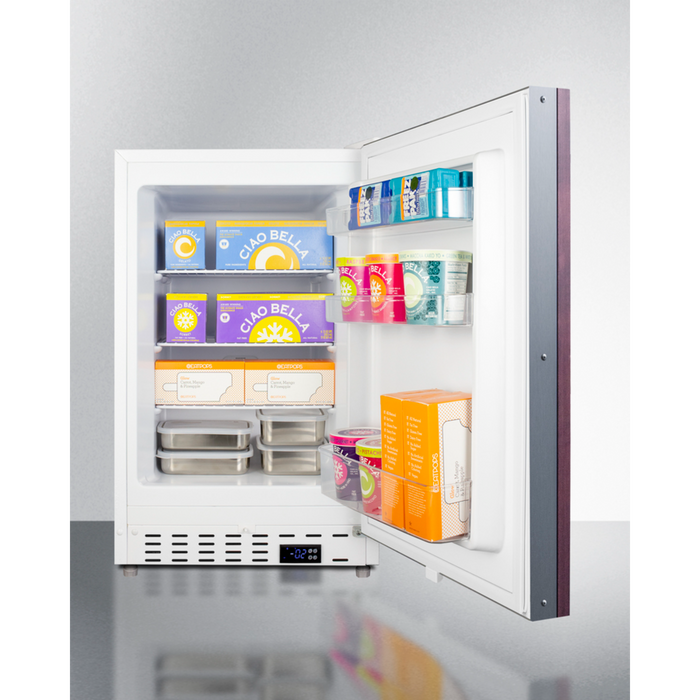 Summit 21 Inch Wide Built-In All-Freezer, ADA Compliant (Panel Not Included)