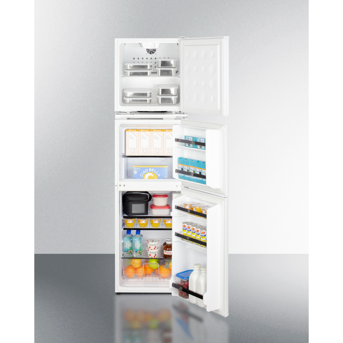 Summit 19 Inch Wide Allergy-Free Refrigerator/General Purpose Refrigerator-Freezer Combination