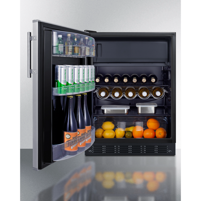 Summit 24 Inch  Wide Refrigerator-Freezer, ADA Compliant