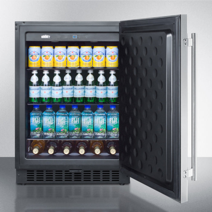 Summit 24 Inch Wide Built-In All-Refrigerator