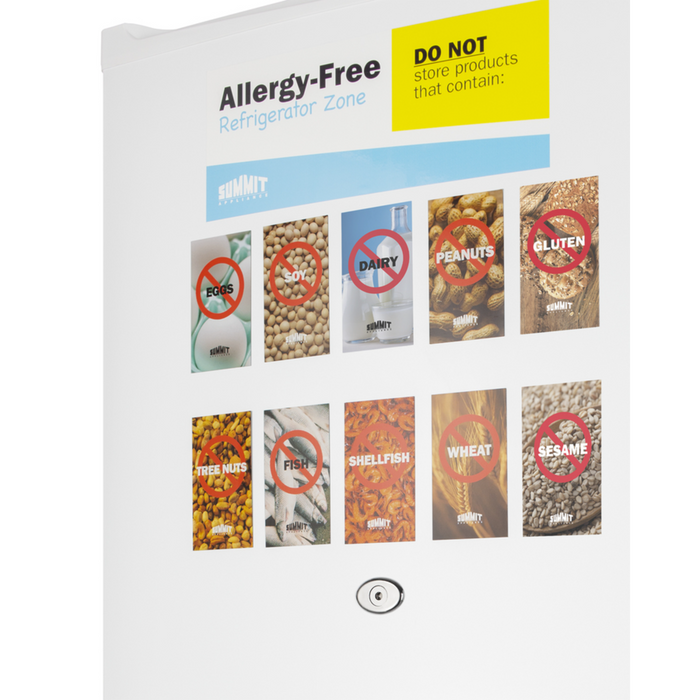 Summit 19 Inch Wide Allergy-Free All-Refrigerator