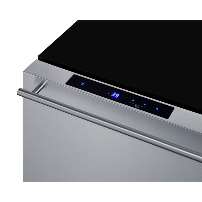 Summit 15 Inch Wide 2-Drawer All-Refrigerator, ADA Compliant