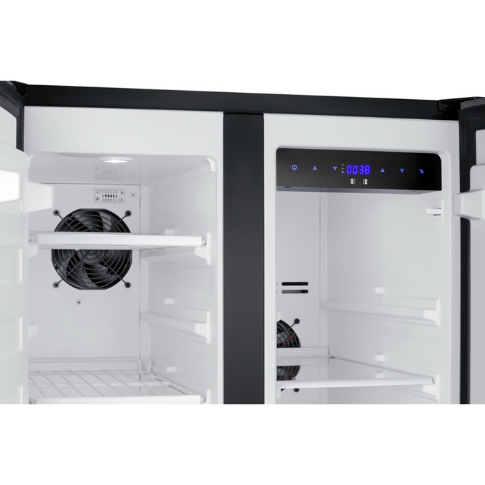 Summit 24 Inch Wide Built-In Refrigerator-Freezer