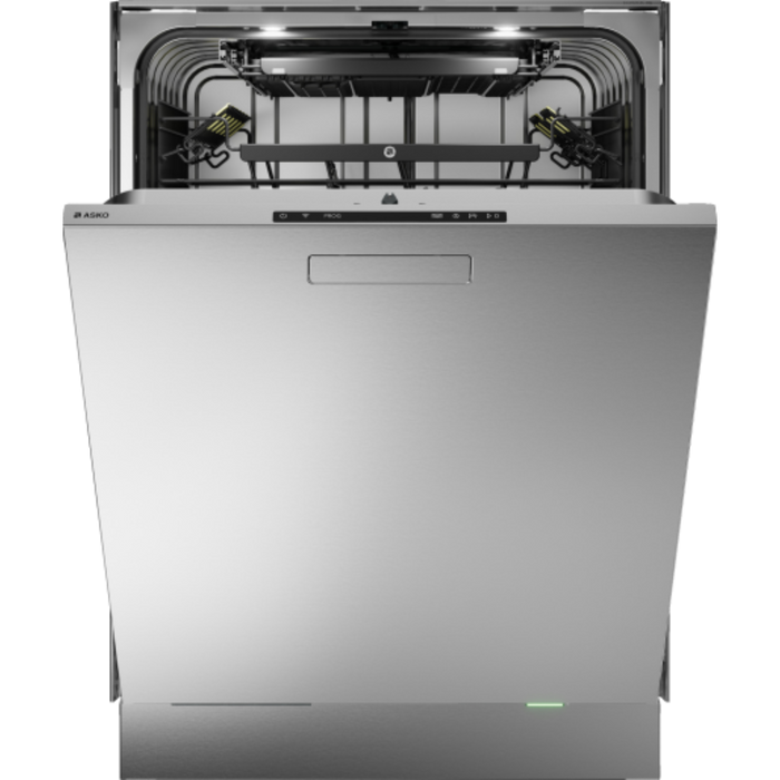 Asko Logic 24 Inch Wide 16 Place Setting Built-In Top Control Dishwasher with Pocket Handle, XXL Tub, and Auto Door Open Drying™