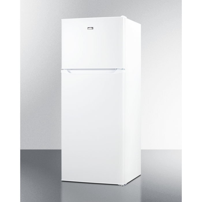 Summit 24 Inch Wide Top Mount Refrigerator-Freezer With Icemaker