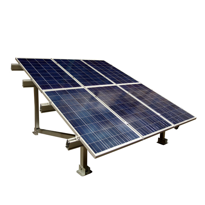 AIMS Power 250-330 Watt Solar Ground Mount Racks for 6 Panels