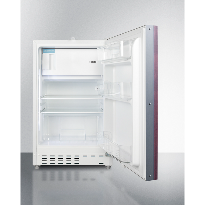 Summit 21 Inch Wide Built-in Refrigerator-Freezer, ADA Compliant (Panel Not Included)