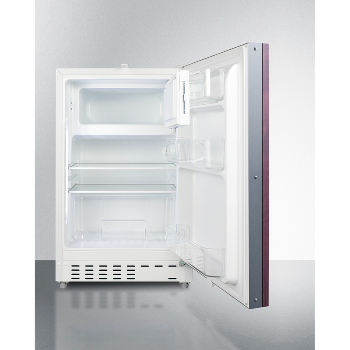 Summit 21 Inch Wide Built-in Refrigerator-Freezer, ADA Compliant (Panel Not Included)