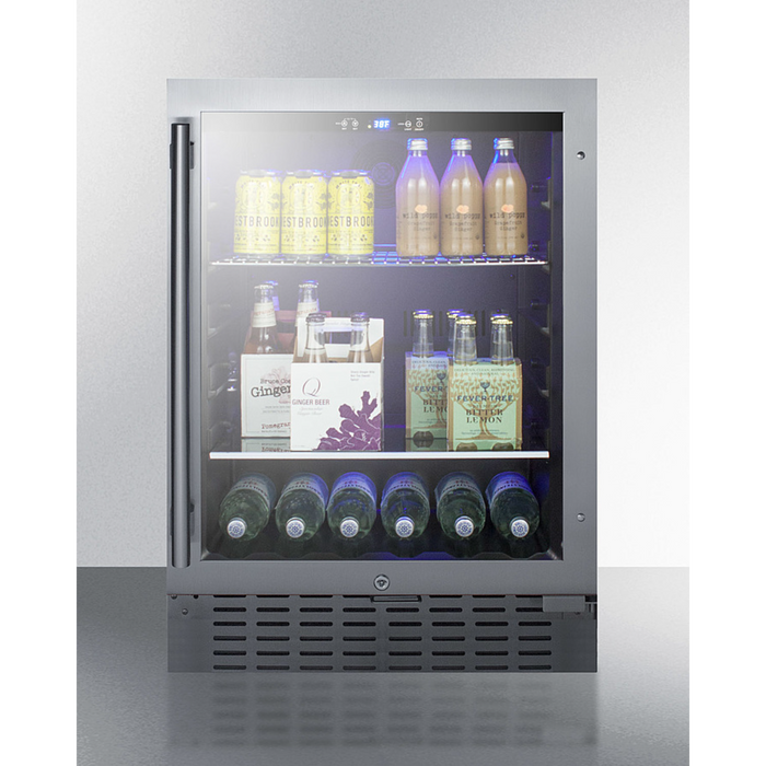 Summit 24 Inch Wide Built-In Beverage Cooler