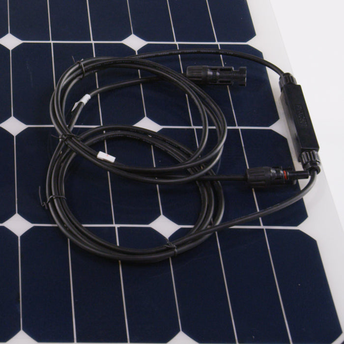 AIMS Power 130 Watt Flexible Bendable Slim Solar Panel Monocrystalline