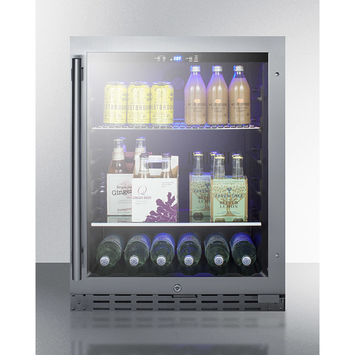 Summit 24 Inch Wide Built-In Beverage Cooler, ADA Compliant