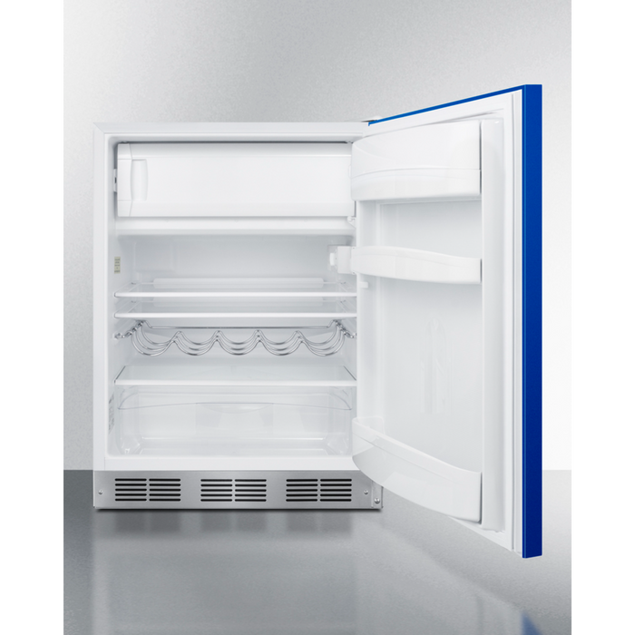 Summit 24 Inch Wide Refrigerator-Freezer