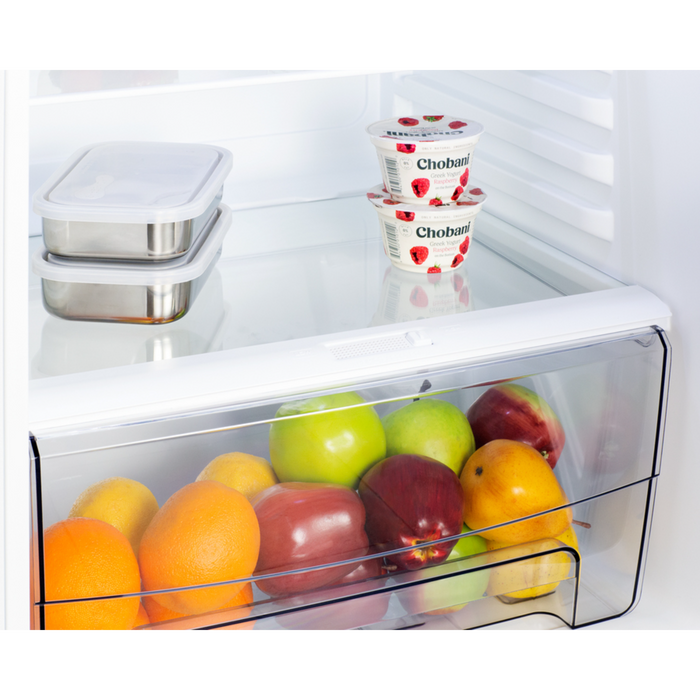 Summit 24 Inch Wide Top Mount Refrigerator-Freezer With Icemaker