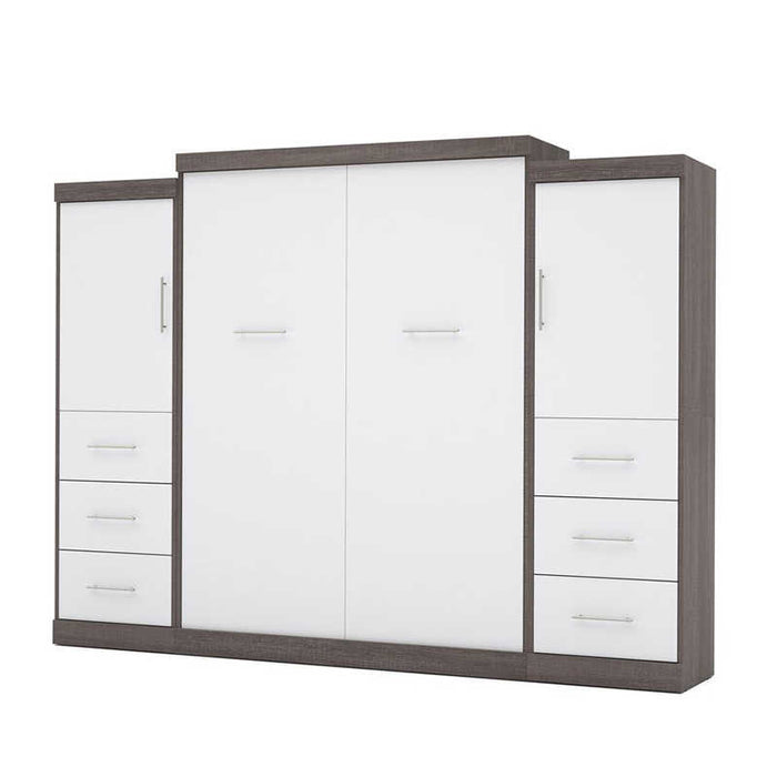 Murphy Bed - Folding hidden full size bed with storage cabinet