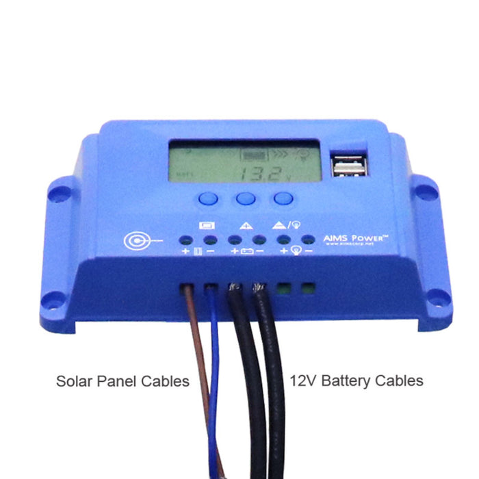 AIMS Power Solar Kit 120 W Solar | 400 W Inverter | 100 A Battery